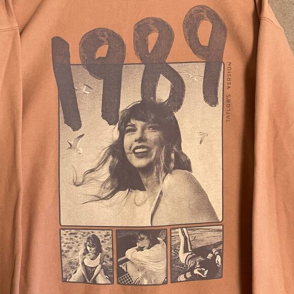 Taylor Swift 1989 Taylors Version pink Crew Neck size XL - Picture 5 of 8